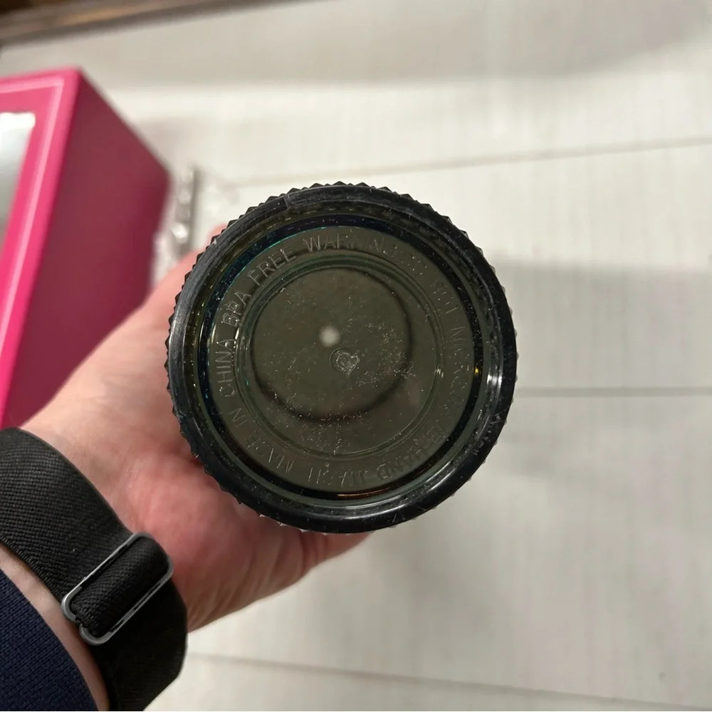 Babie Studded Tumbler Cup Black Metallic Like NIB‎